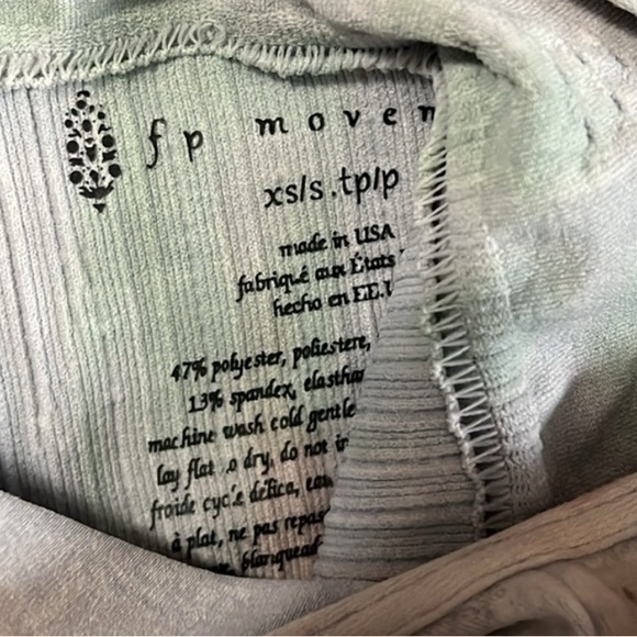 FP Good Karma High-Neck Crop Tank- custom tie-dye size: XS/S - Picture 5 of 5